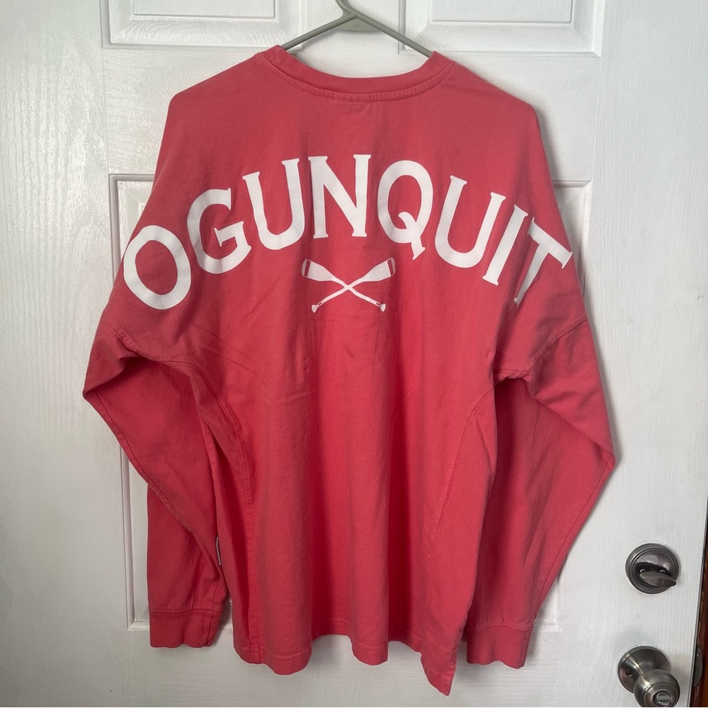 Ogunquit Maine Long Sleeve Shirt In Coral